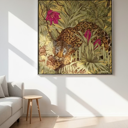 One-of-a-Kind Framed Salvatore Ferragamo Silk Scarf