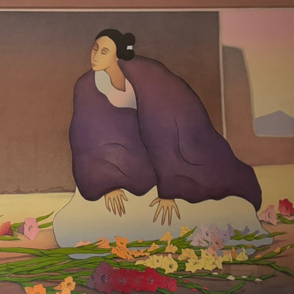 RC Gorman "Taos Flowers"