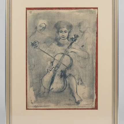 Edna Hibel "The Cellist"