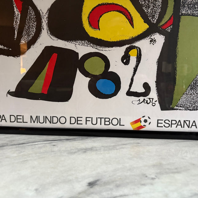 Joan Miró – Framed World Cup 1982 Original Poster