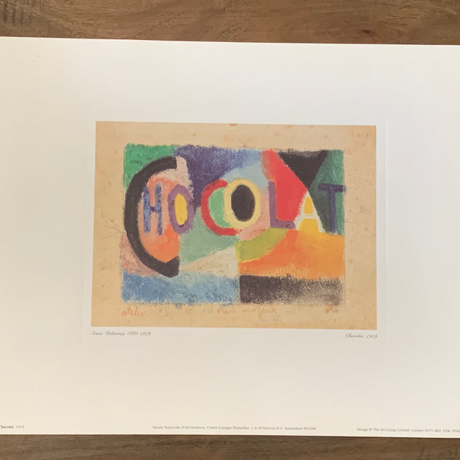 Sonia DeLaunay, "Chocolat".