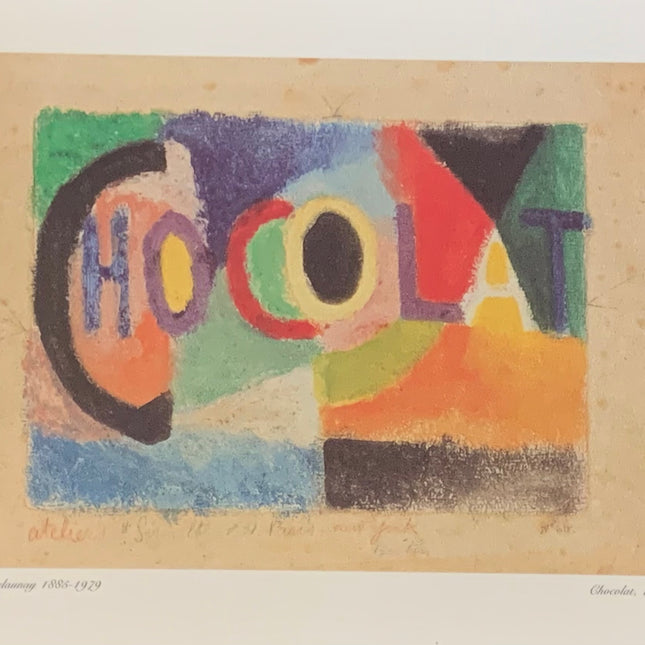 Sonia DeLaunay, "Chocolat".