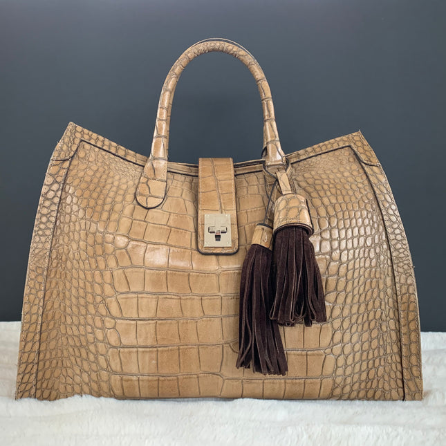 Claudia Firenze Genuine Leather Tote Bag