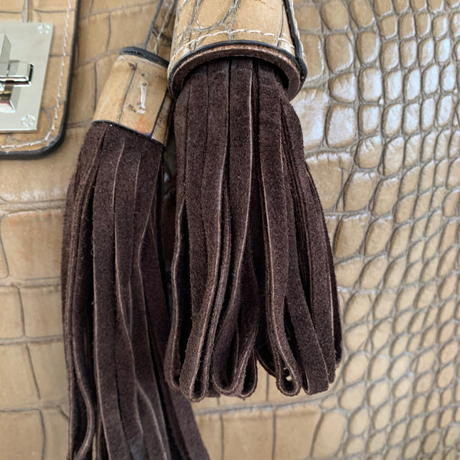Claudia Firenze Genuine Leather Tote Bag