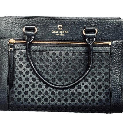 Kate Spade Black Leather Satchel Bag