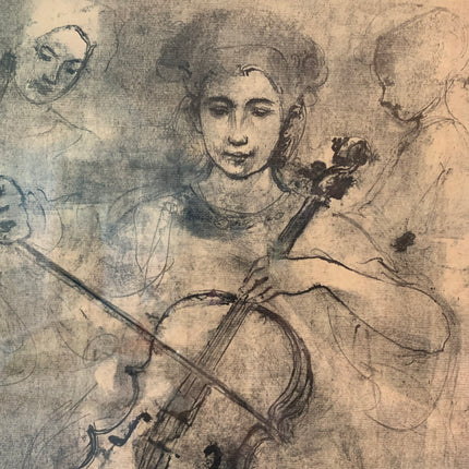 Edna Hibel "The Cellist"